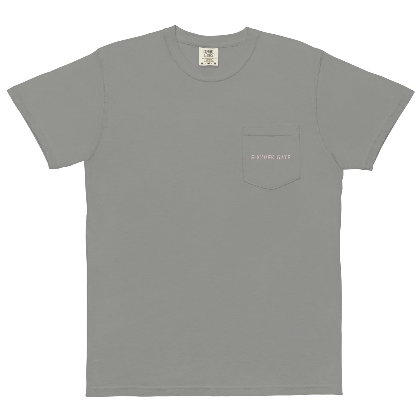 Unisex garment-dyed pocket t-shirt